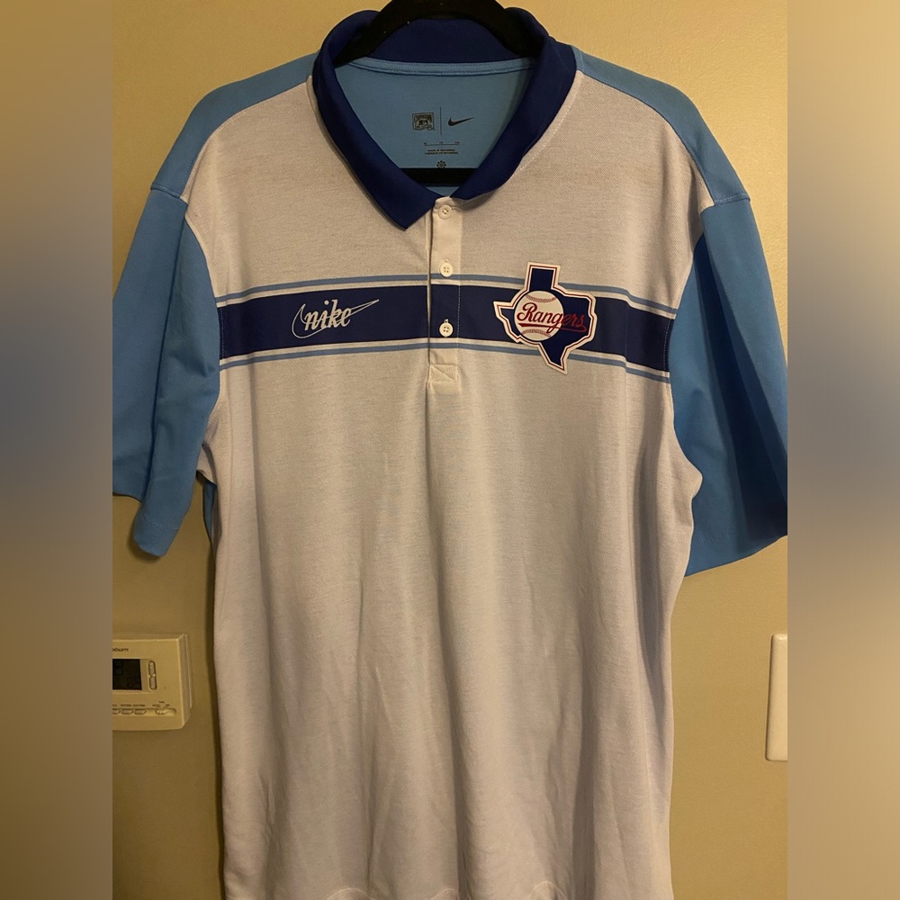 Cooperstown Collection - Texas Rangers Polo Size XL